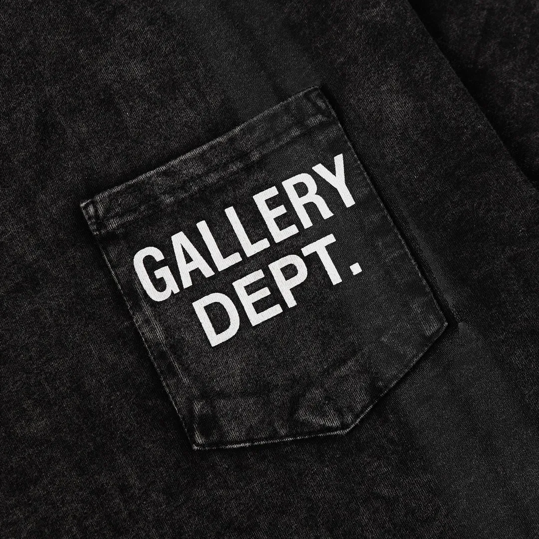 GALLERY.DEPT Summer new short-sleeved model number: D3146#P110 Color: washed black Size: S M L XL
